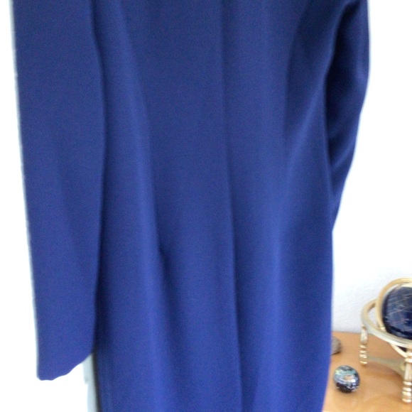 Classic  Talbots Navy bluee dress Size 8 - Picture 12 of 13